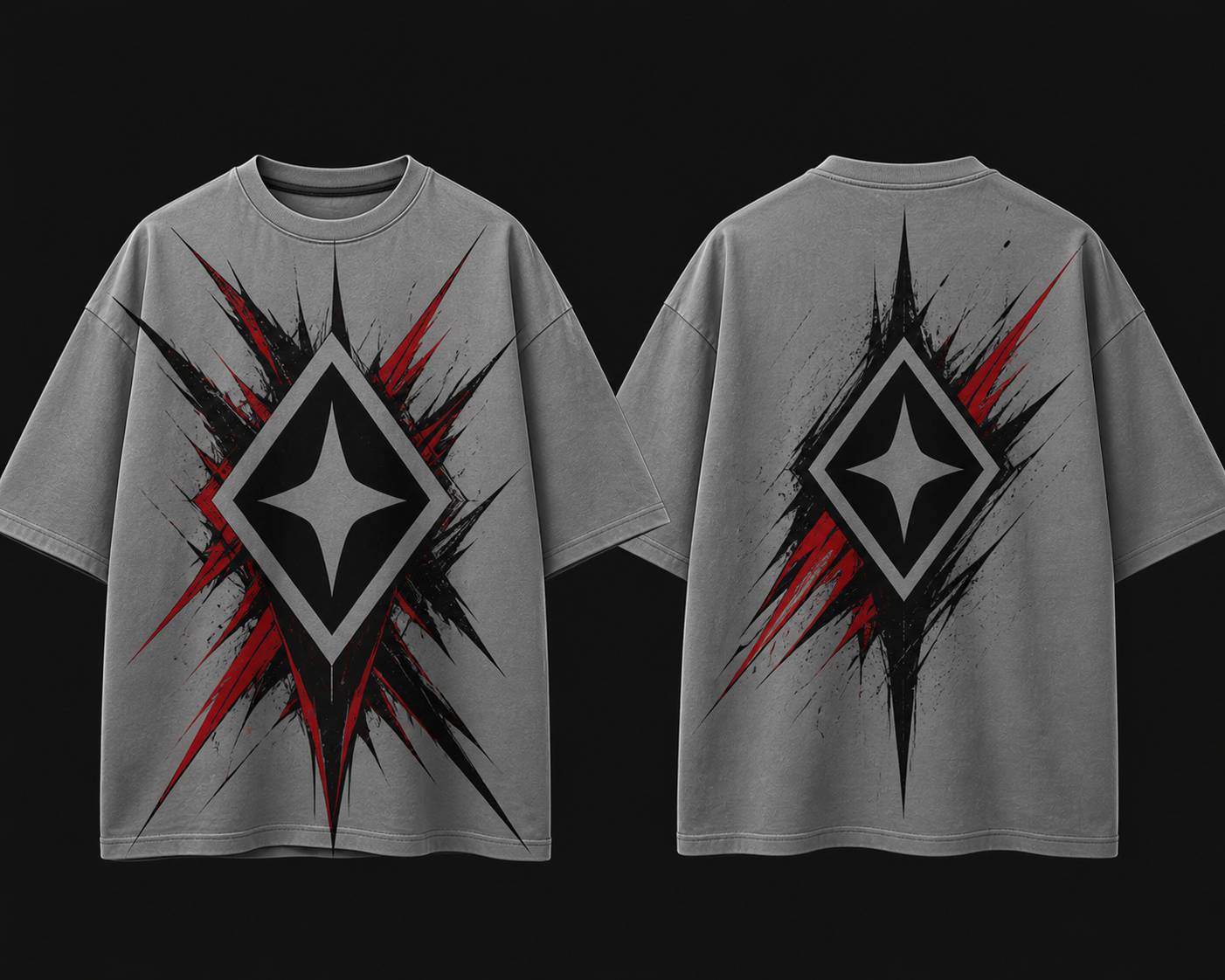 Dark Star Oversized Graphic Tee